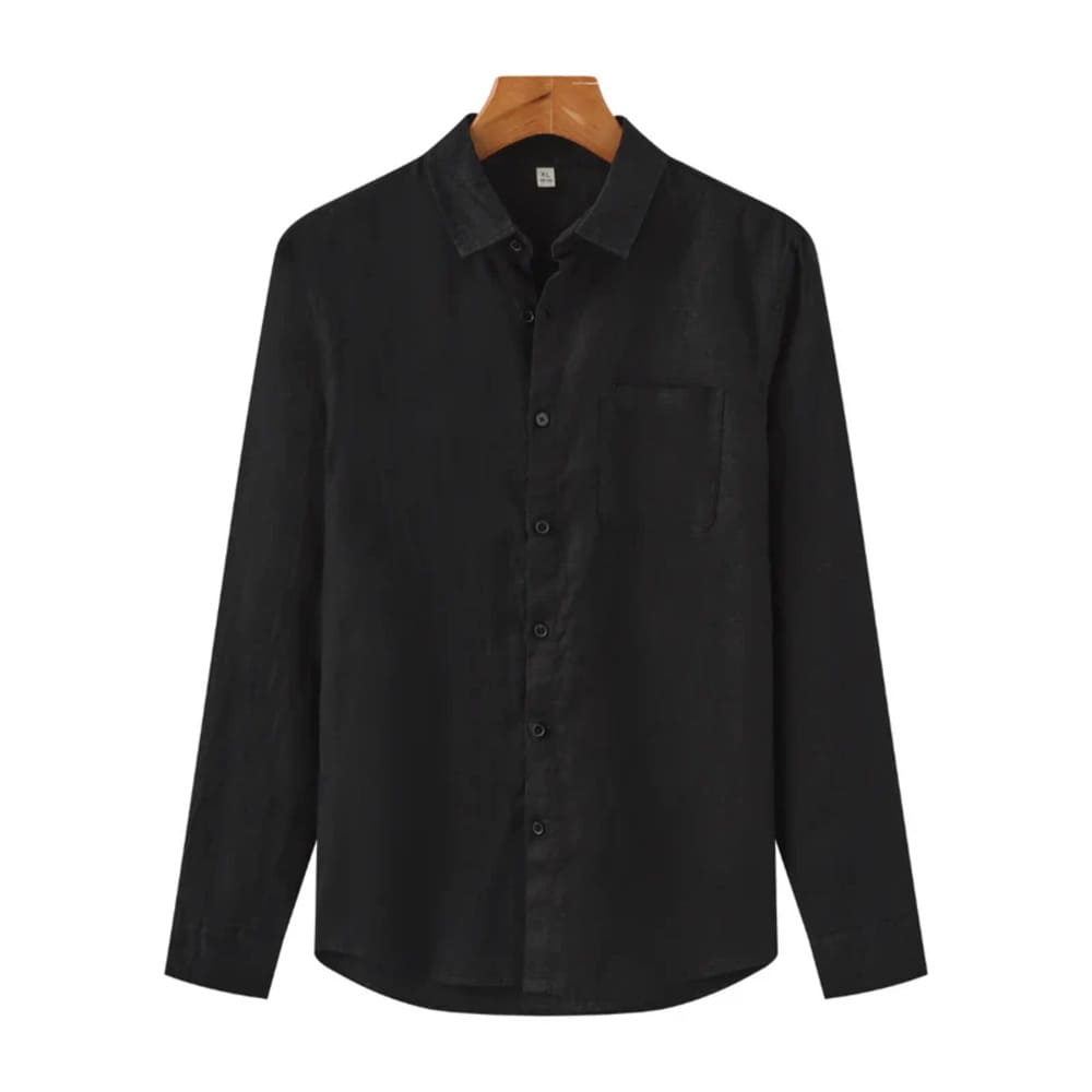 Camisa de Linho Manga Longa Old Money – Italy