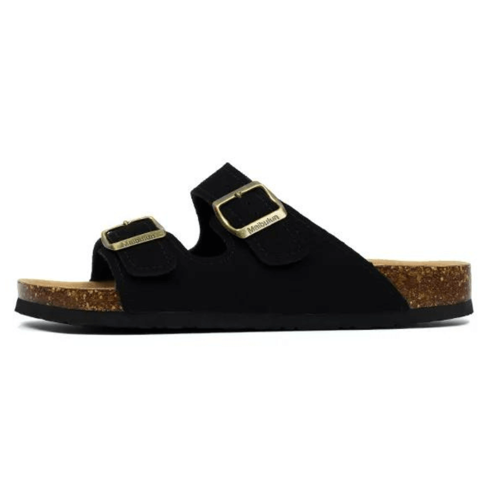 Sandália Birken Camurça - Preto