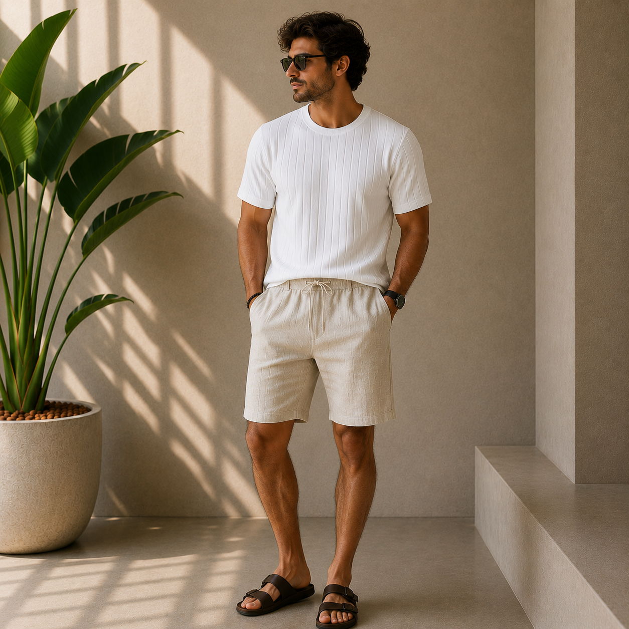 Short Summer Linho