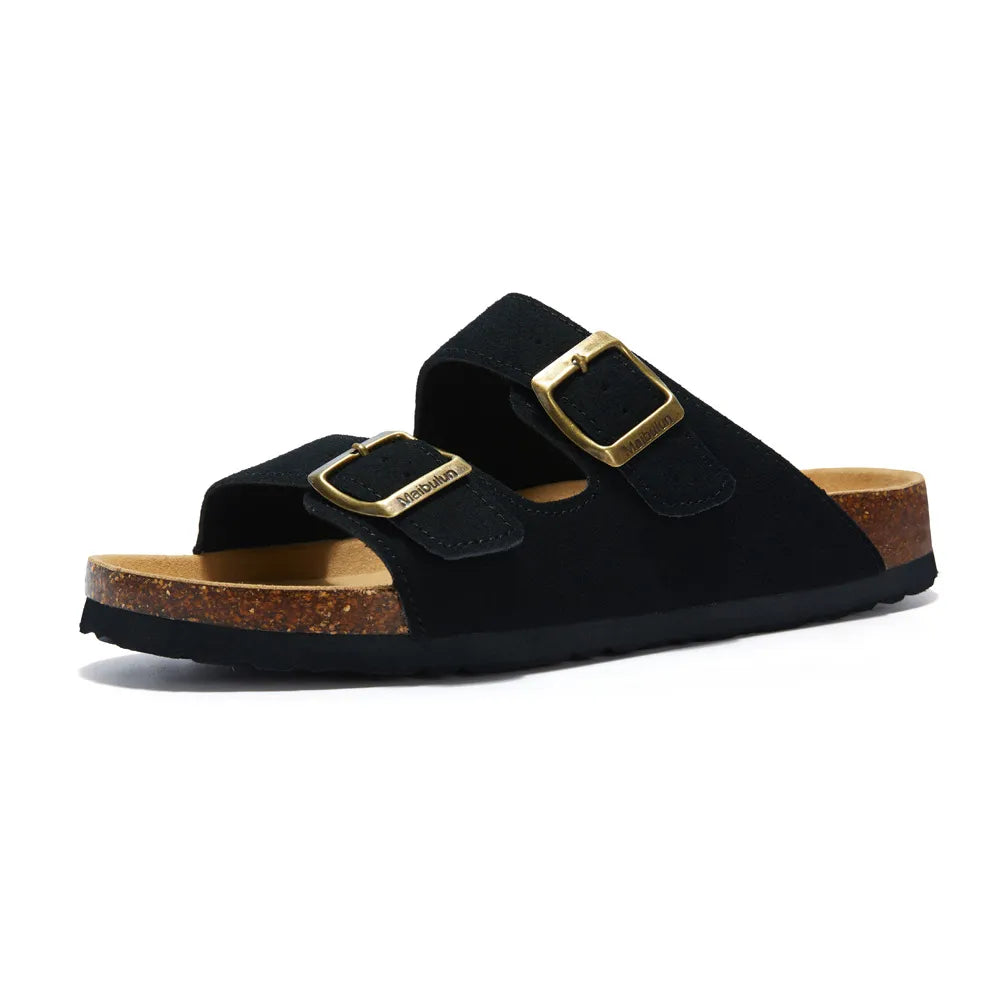Sandália Birken Camurça - Preto