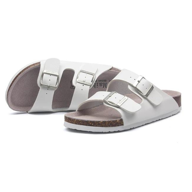 Sandália Birken Couro - Branco