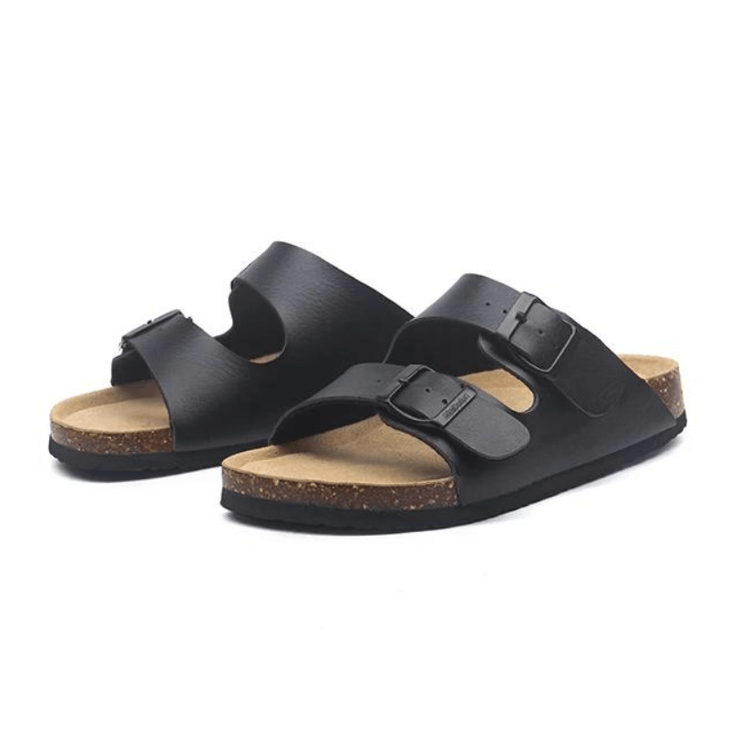 Sandália Birken Couro - Preto