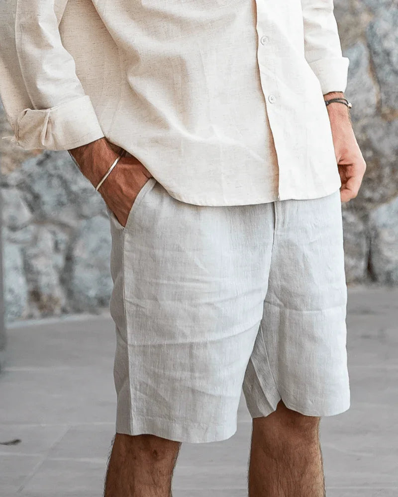 Shorts de Linho Premium Búzios